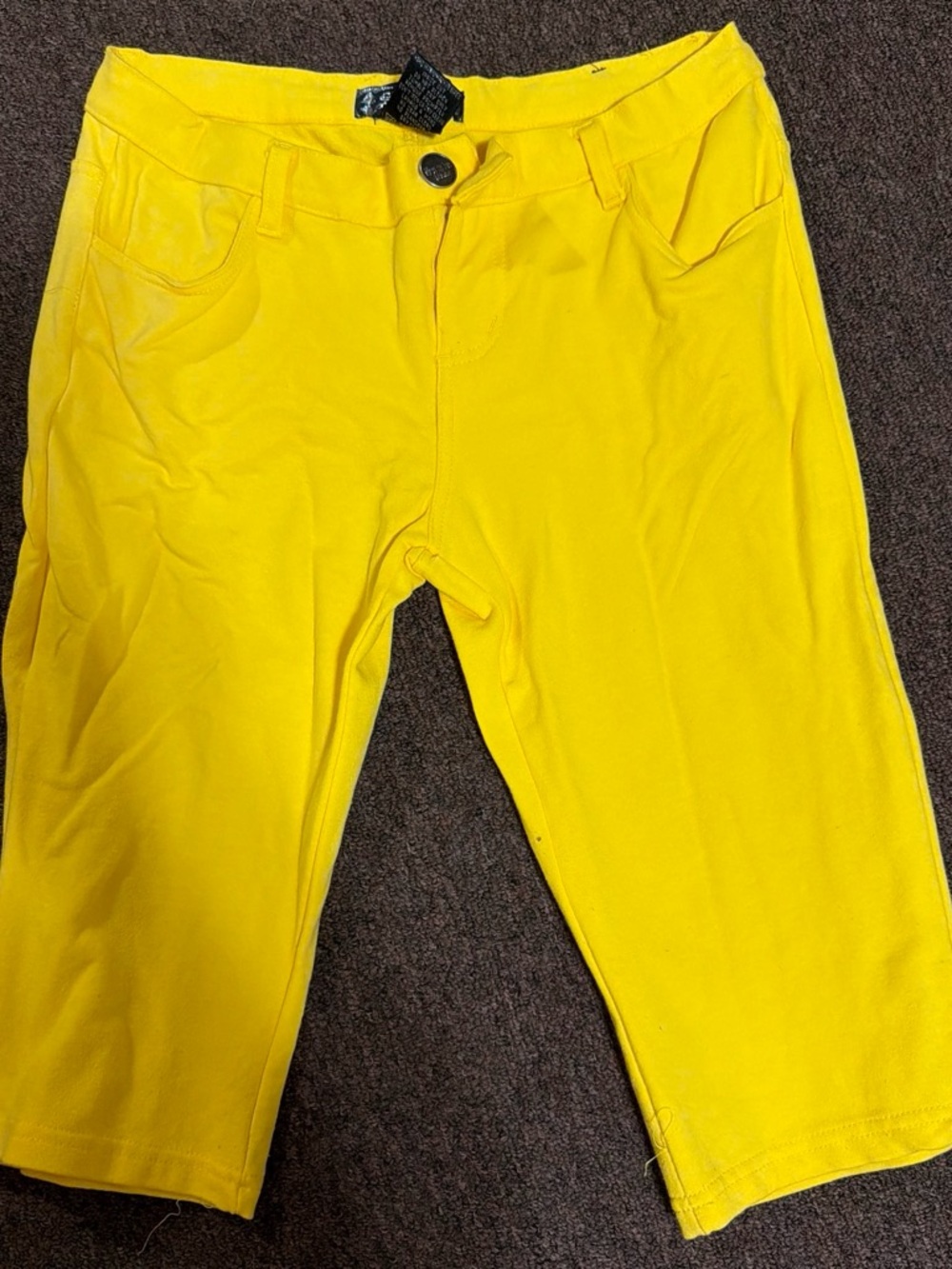 Bright Yellow women’s Capri Pants - Unbranded